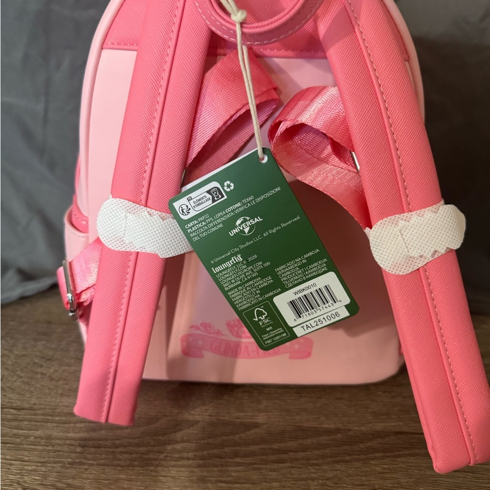 Loungefly Wicked Glinda Backpack NWT - Picture 2 of 4